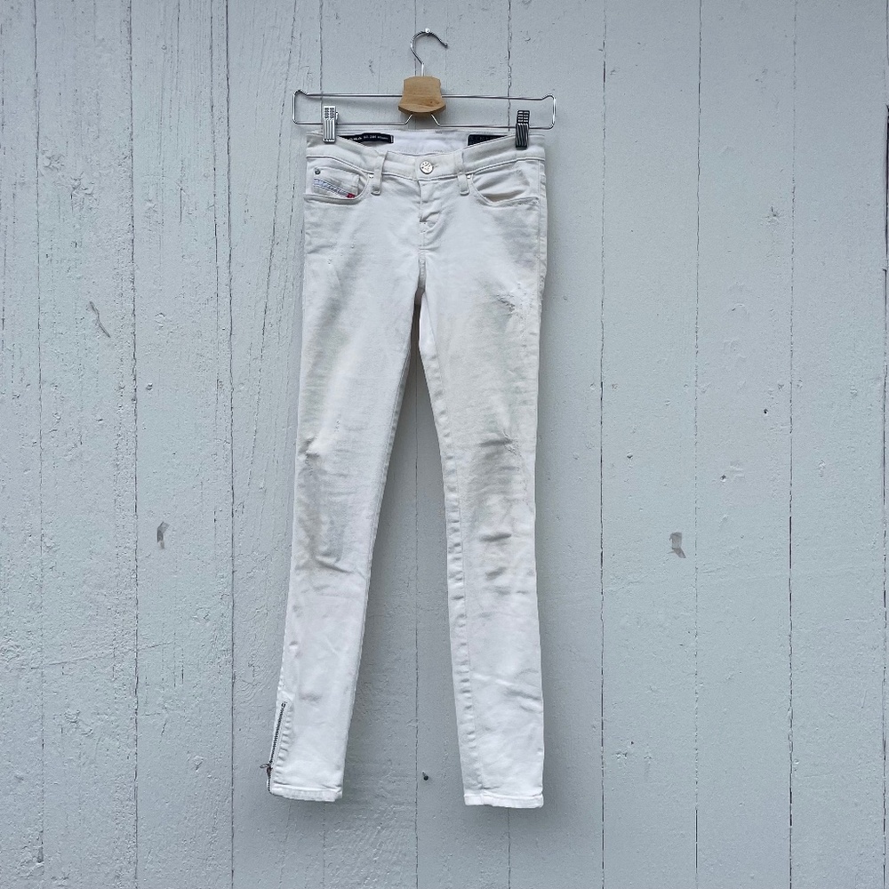 DIESEL Super Slim-Skinny Jeans | W24 L32 | Low Waist | Stretch | Wash 0851A